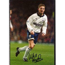 Signed photo of Micky Hazard the Tottenham Hotspur footballer. 